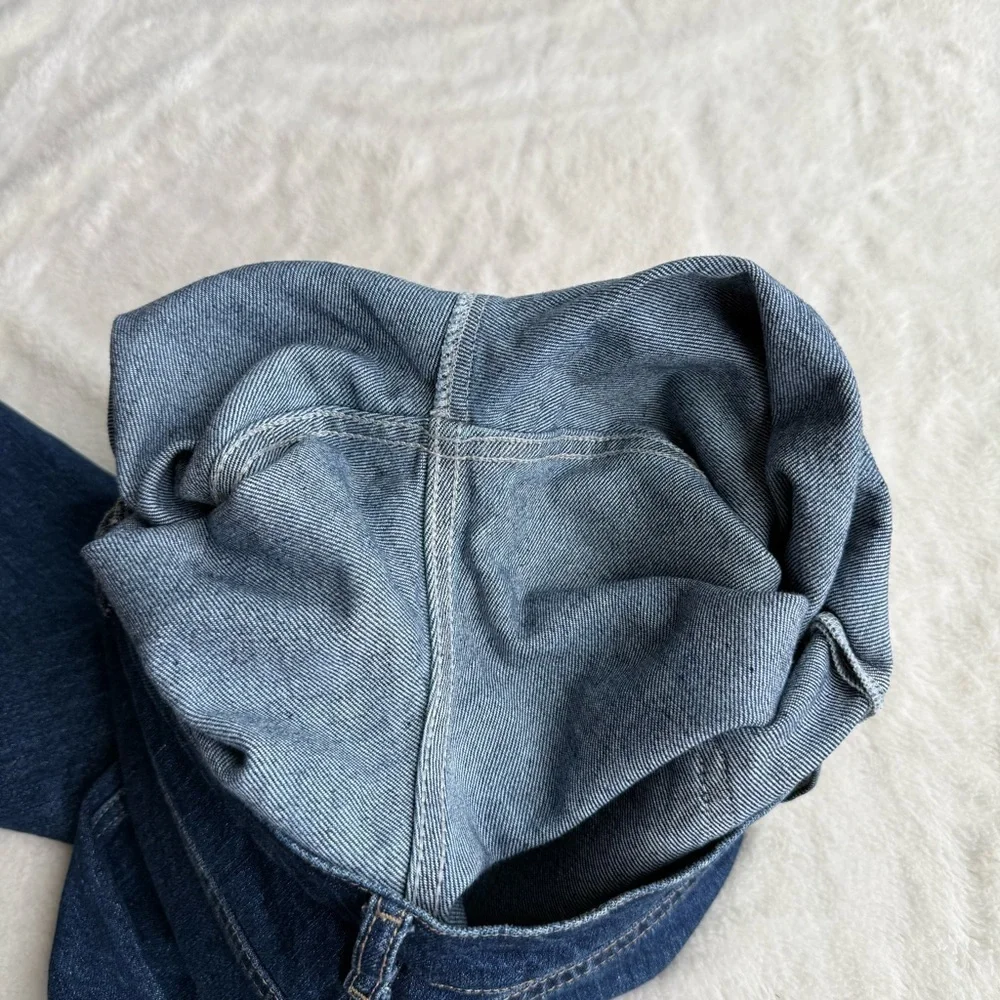 COS Straight Leg High Rise Blue Ankle Jeans 26 x 27